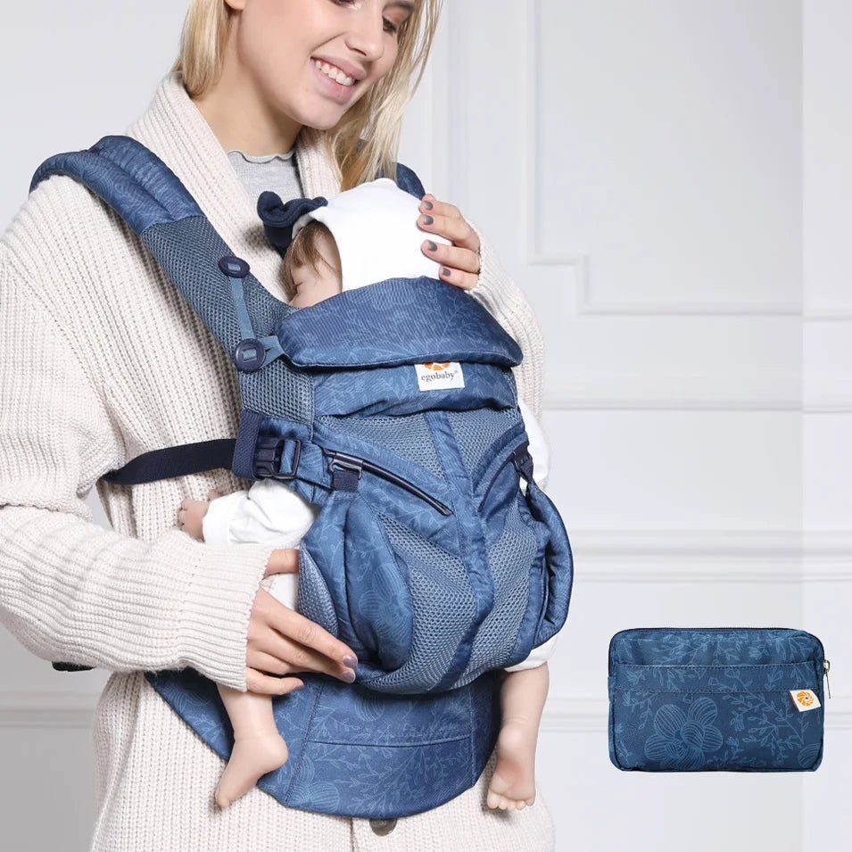 Porte Bébé - BreathBabyBag™ - Bleuprint - Le Petit Colimaçon