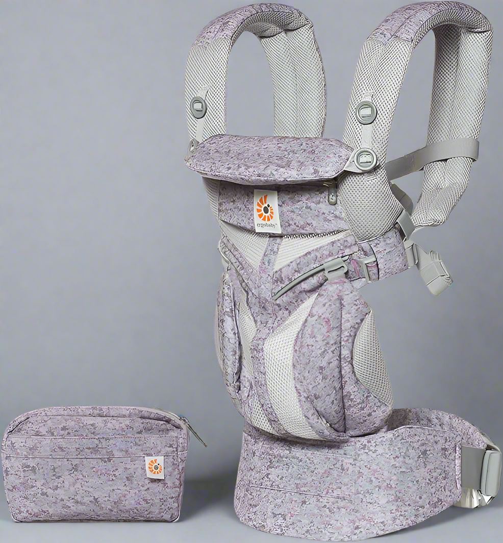 Porte Bébé - BreathBabyBag™ - Mauve Lavande - Le Petit Colimaçon