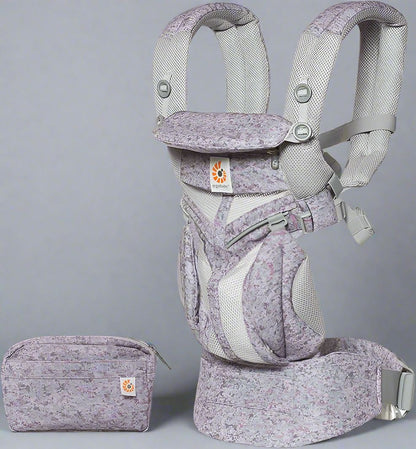 Porte Bébé - BreathBabyBag™ - Mauve Lavande - Le Petit Colimaçon