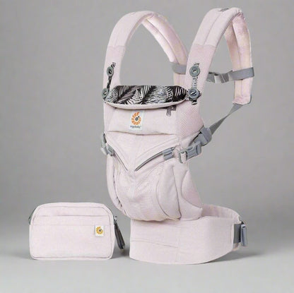 Porte Bébé - BreathBabyBag™ - Rose Maille - Le Petit Colimaçon