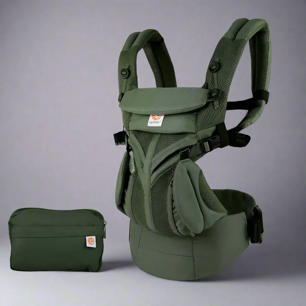 Porte Bébé - BreathBabyBag™ - Vert Olive - Le Petit Colimaçon