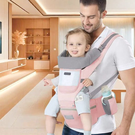 Porte Bebe | Le 4 en 1 - Rose - Le Petit Colimaçon